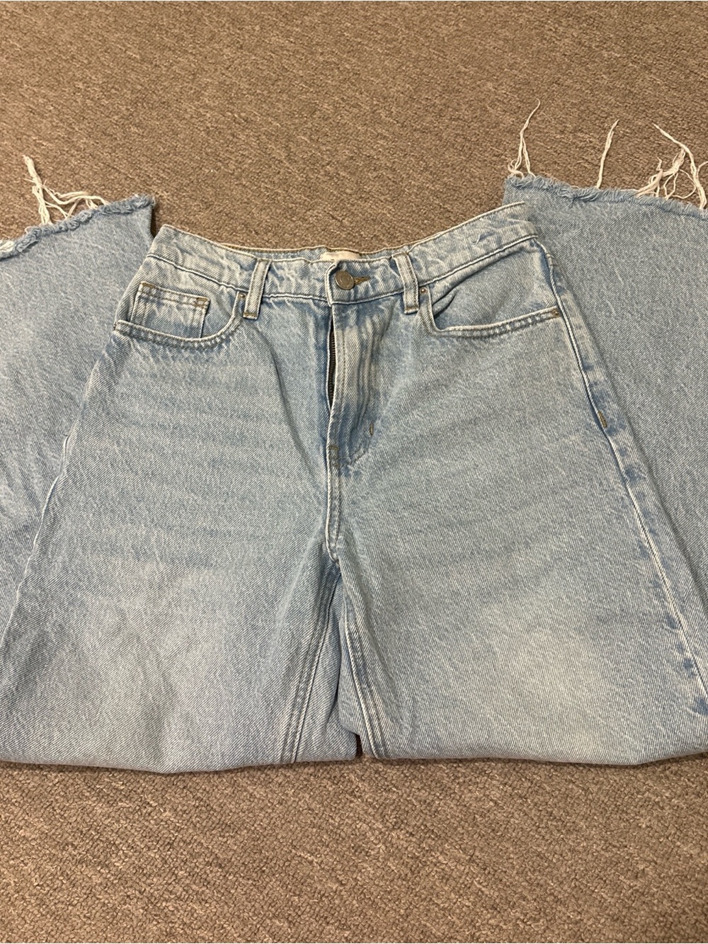 PacSun Light Wash High-Rise Straight Jeans